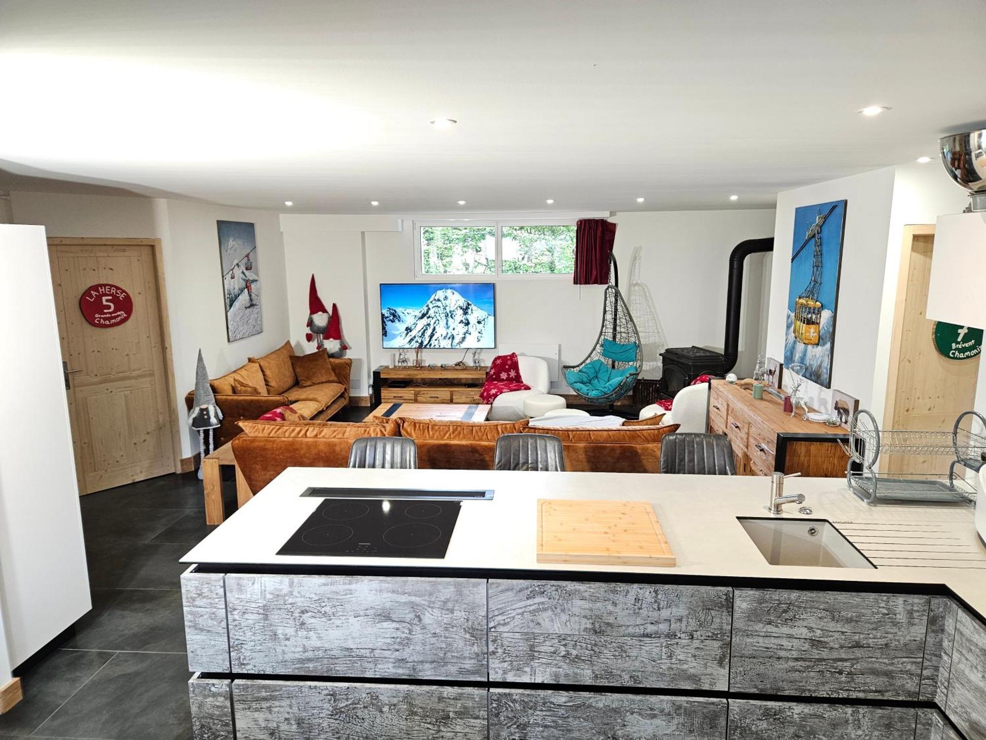 Les Fees Mer : Appart 150 M² Hypercentre Calme 10P 샤모니 외부 사진